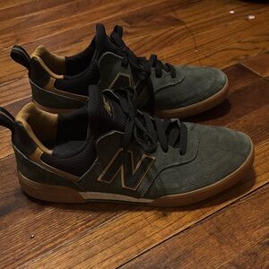 New Balance Men's Olive and Tan Sneakers